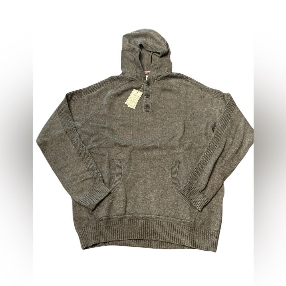 Flag and Anthem Men’s Sweater Grey Size M NWT